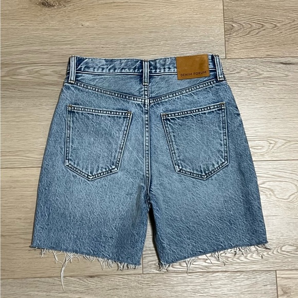 Denim Forum The Nina Mid Thigh Short Sz 25 - Picture 3 of 12